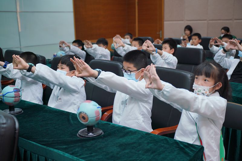 福州科技馆眼健康分馆假日小队爱眼小卫士活动